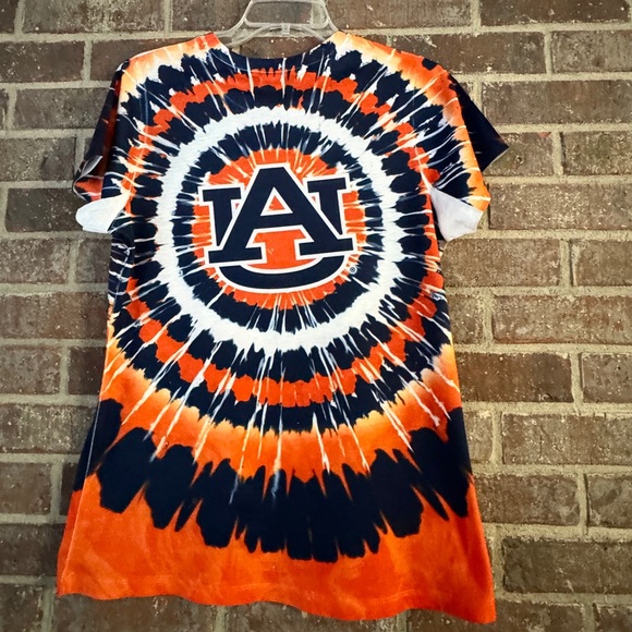 Auburn Tie Dye One of a Kind Women’s T-shirt Size Large - Picture 2 of 9